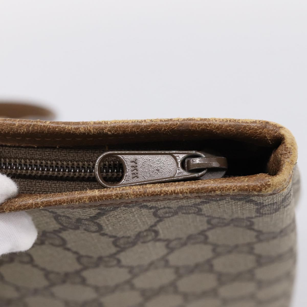 GUCCI GG Supreme Tote Bag PVC Beige Gold 89 02 904 Auth ep16215