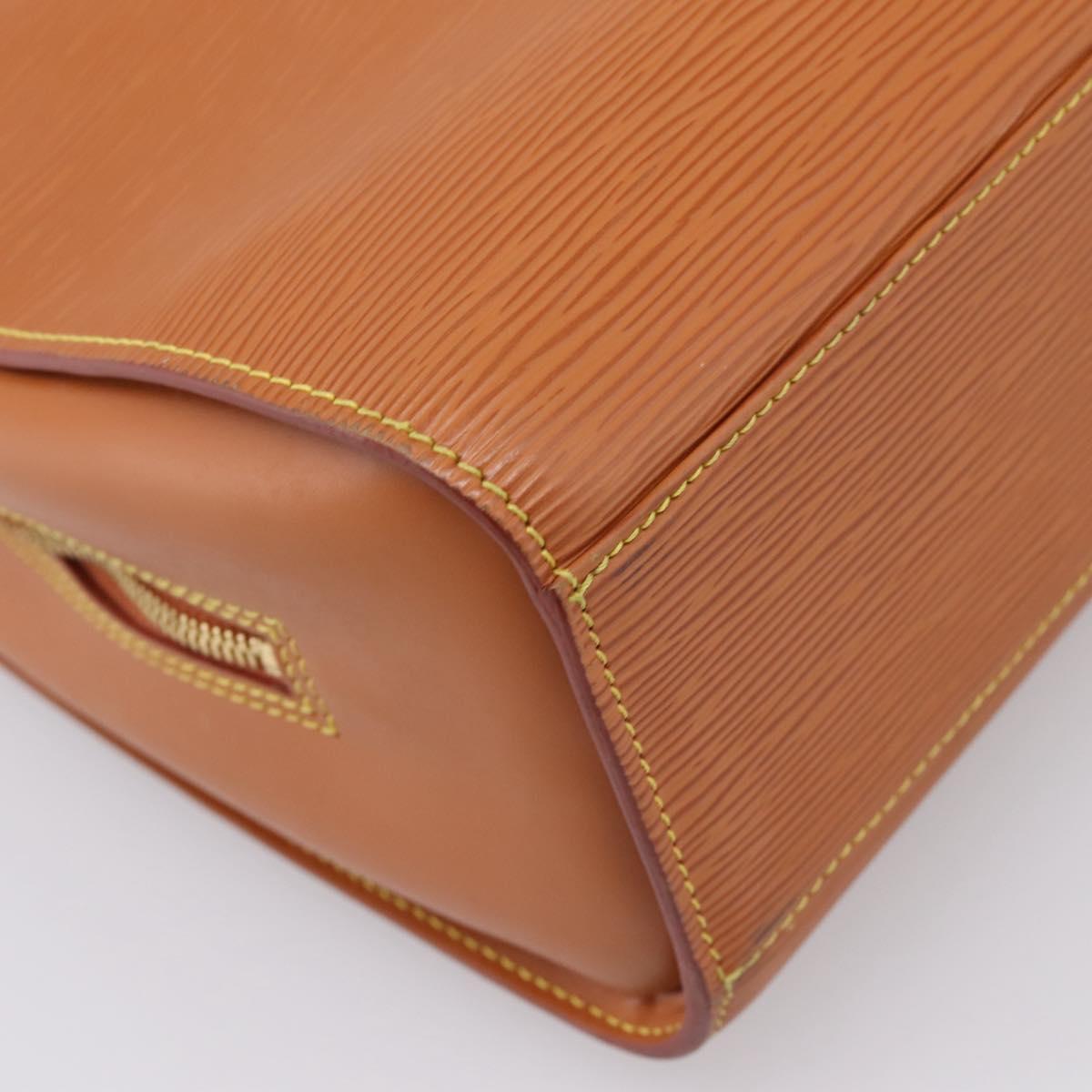 LOUIS VUITTON Epi Sorbonne Hand Bag Brown M54513 LV Auth ep16216A