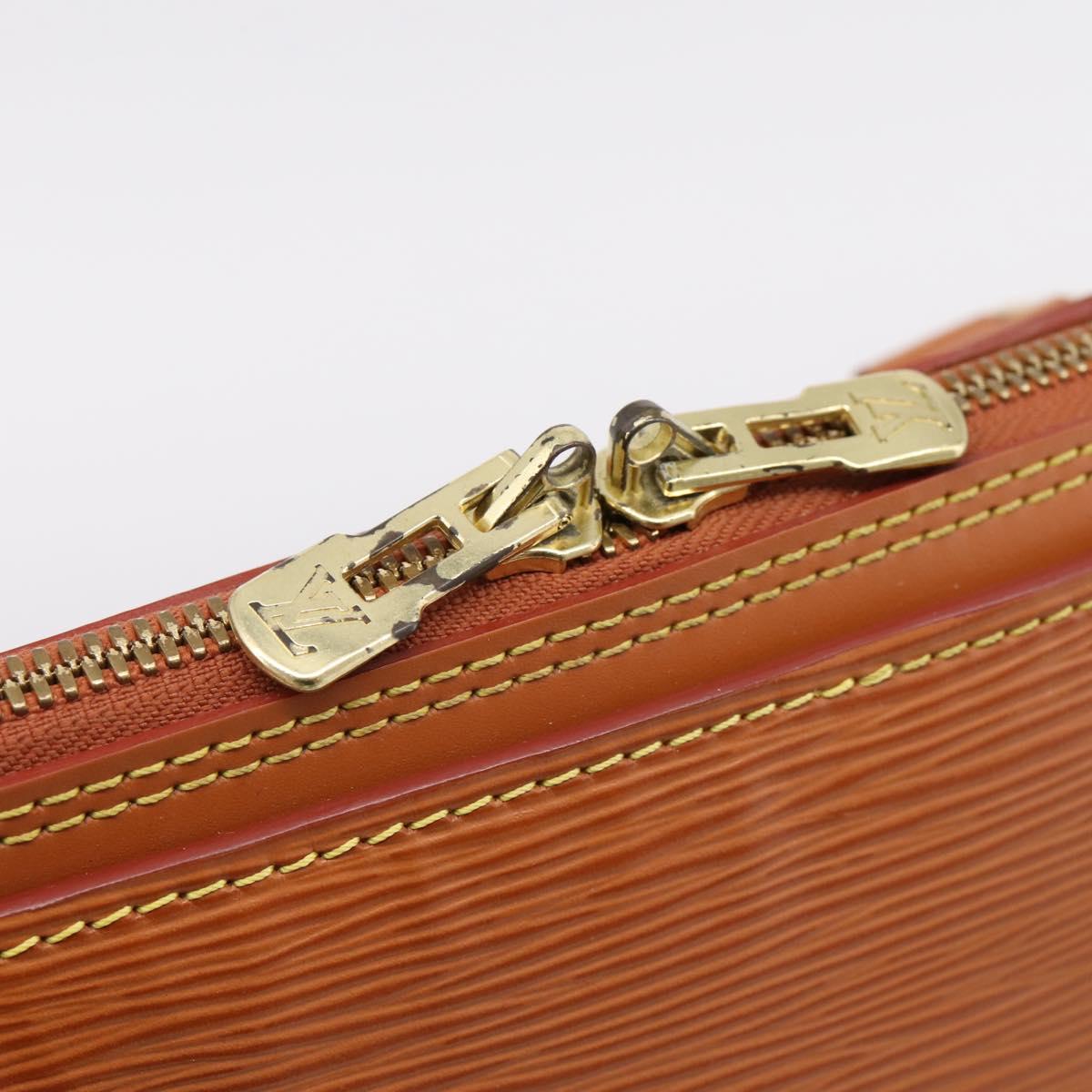 LOUIS VUITTON Epi Sorbonne Hand Bag Brown M54513 LV Auth ep16216A