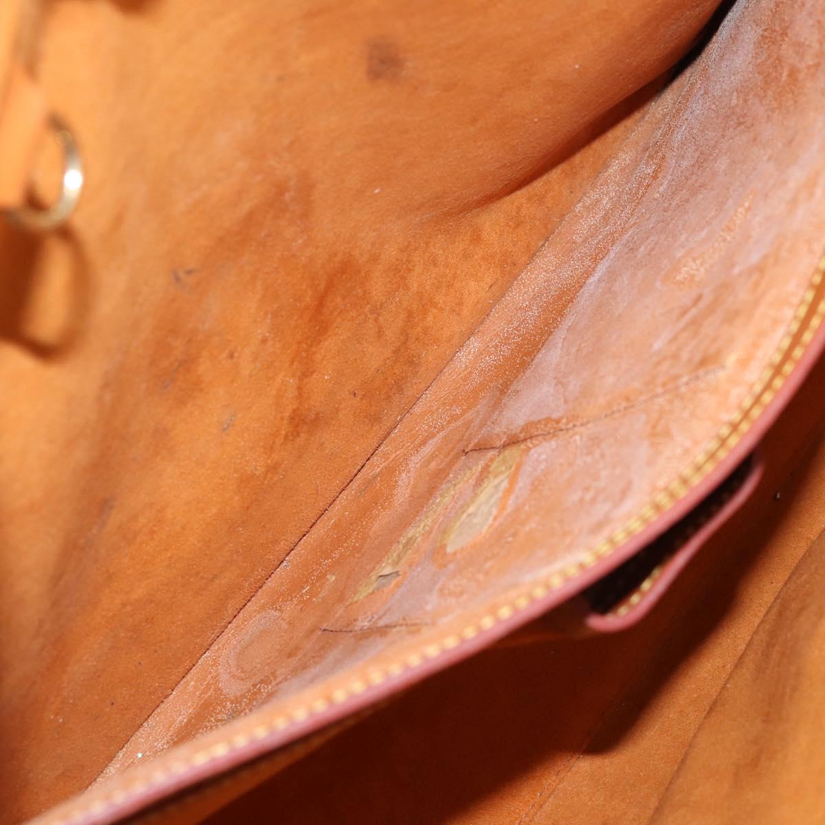 LOUIS VUITTON Epi Sorbonne Hand Bag Brown M54513 LV Auth ep16216A