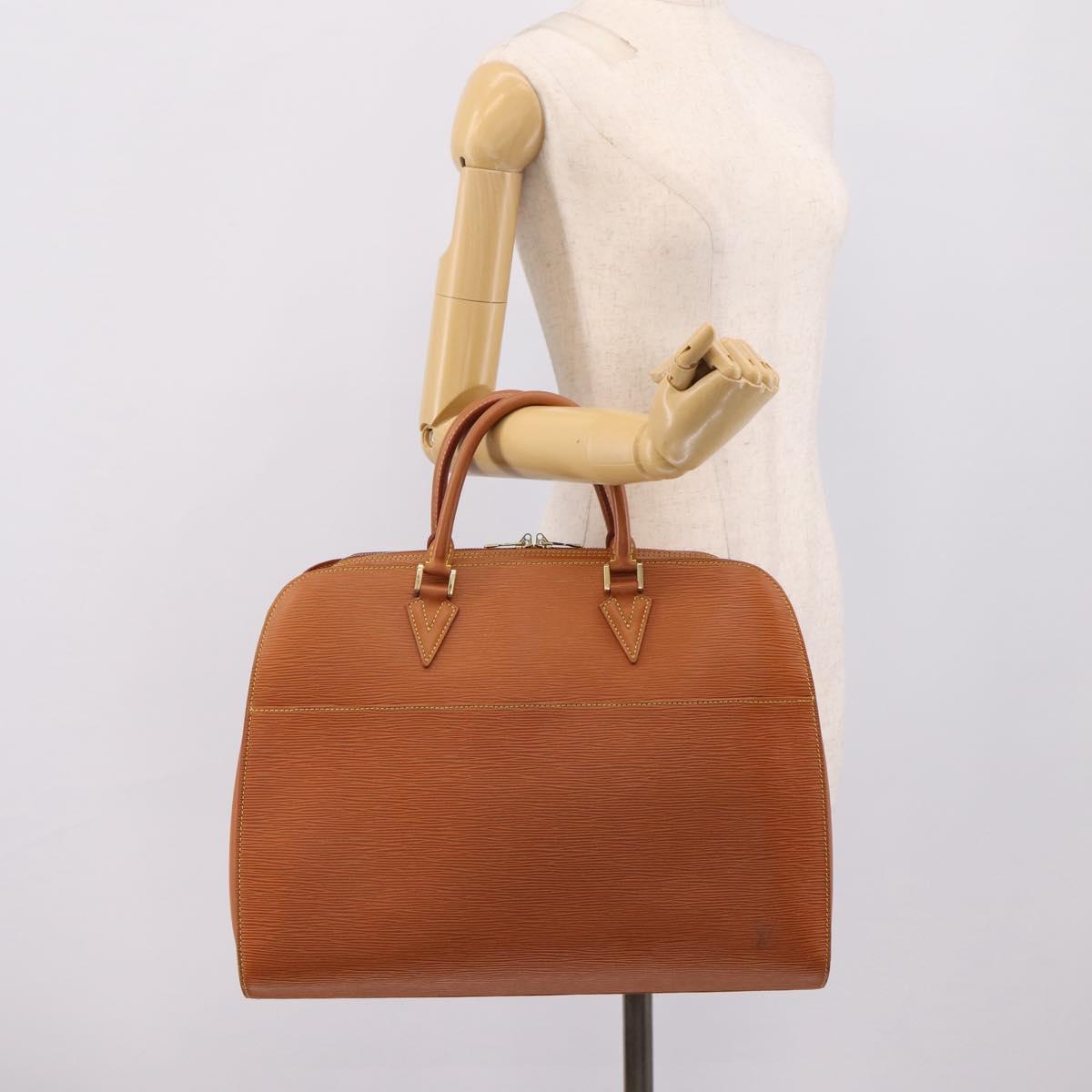 LOUIS VUITTON Epi Sorbonne Hand Bag Brown M54513 LV Auth ep16216A