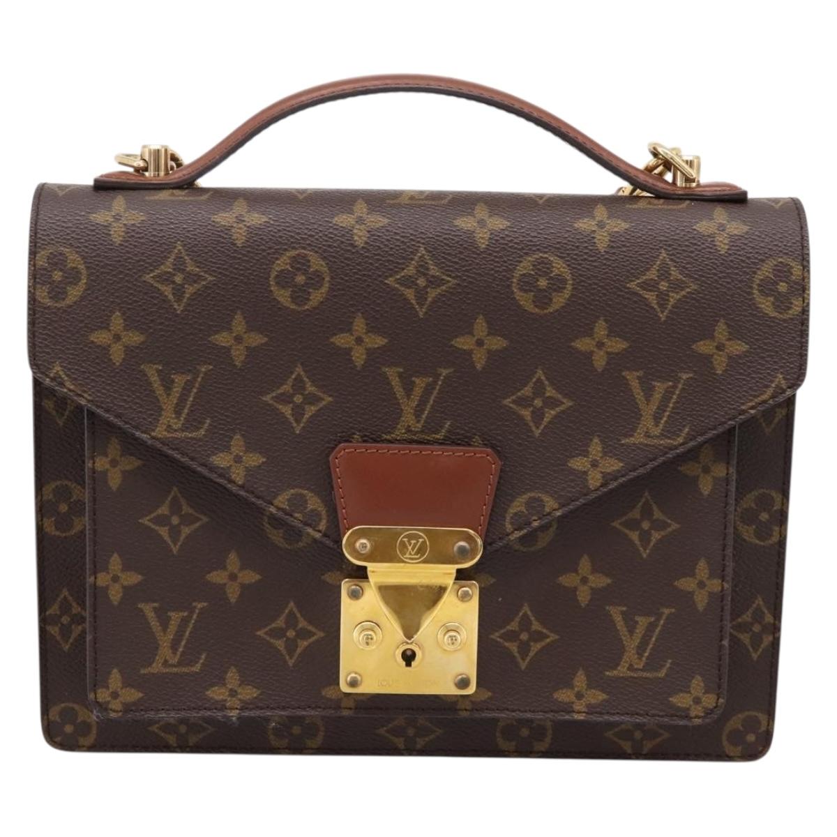 LOUIS VUITTON Monogram Monceau 26 Hand Bag M51187 LV Auth ep16227A