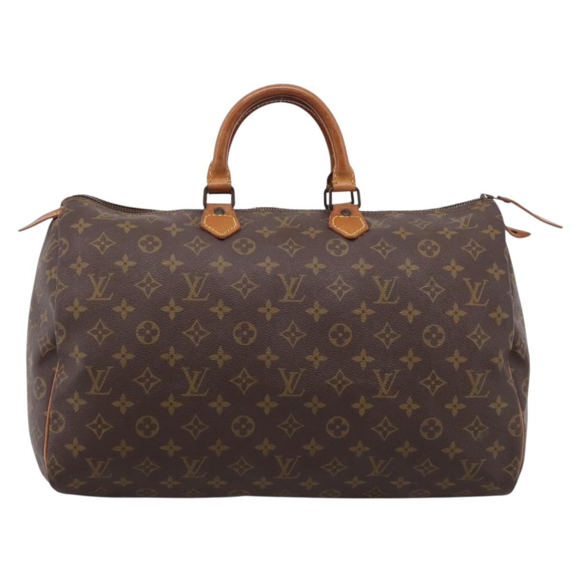 LOUIS VUITTON Monogram Speedy 40 Hand Bag M41522 LV Auth ep16233