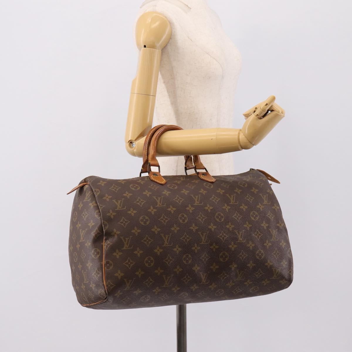 LOUIS VUITTON Monogram Speedy 40 Hand Bag M41522 LV Auth ep16233
