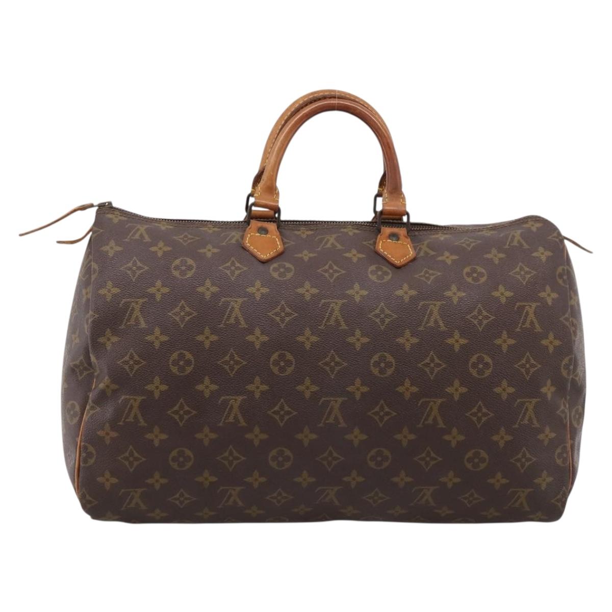 LOUIS VUITTON Monogram Speedy 40 Hand Bag M41522 LV Auth ep16233