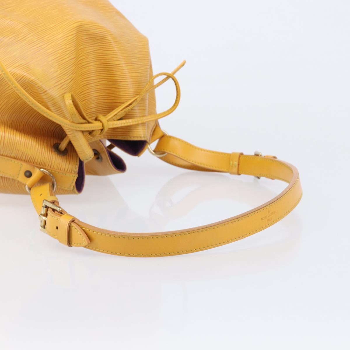 LOUIS VUITTON Epi Petit Noe Shoulder Bag Yellow M44109 LV Auth ep16236