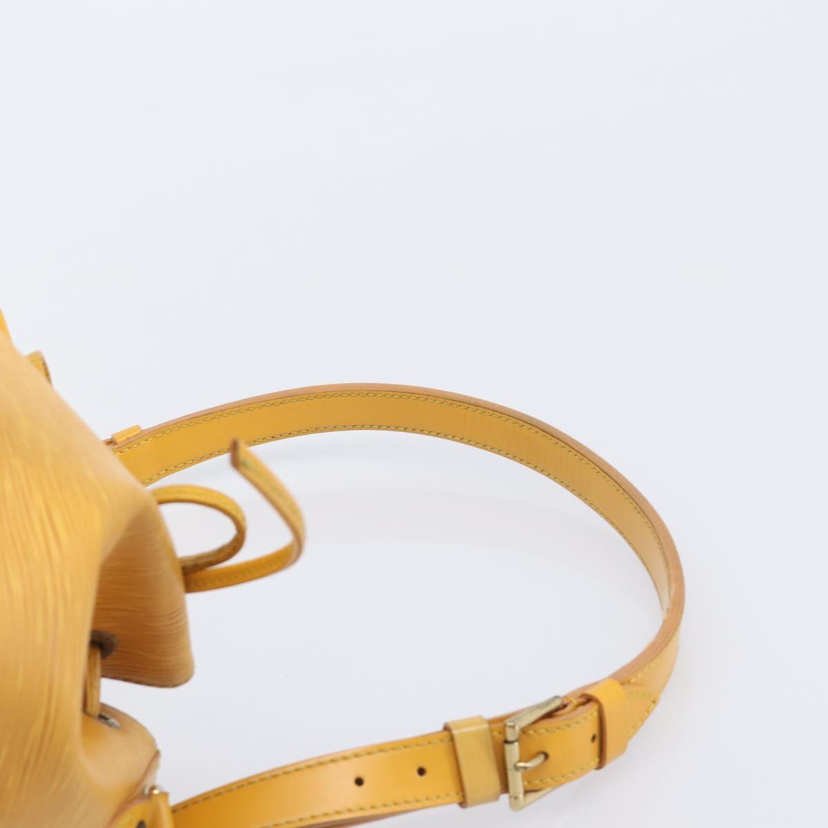 LOUIS VUITTON Epi Petit Noe Shoulder Bag Yellow M44109 LV Auth ep16236