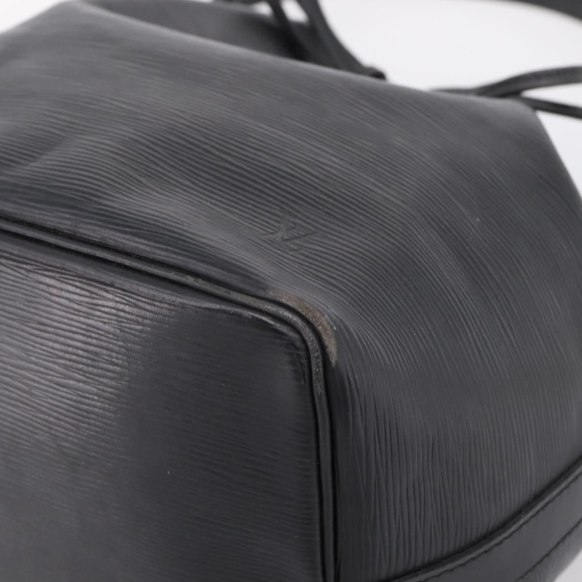 LOUIS VUITTON Epi Petit Noe Shoulder Bag Black M44102 LV Auth ep16238