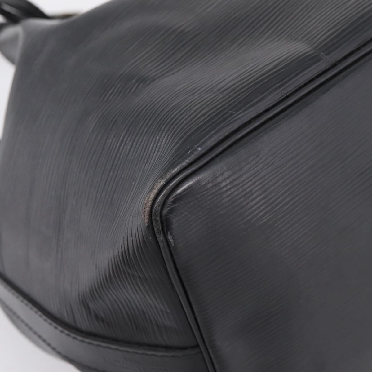 LOUIS VUITTON Epi Petit Noe Shoulder Bag Black M44102 LV Auth ep16238