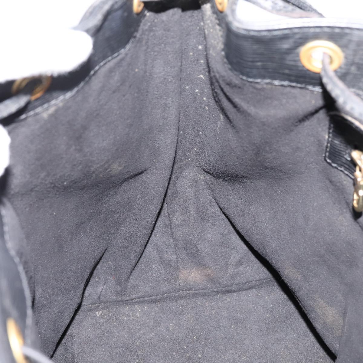 LOUIS VUITTON Epi Petit Noe Shoulder Bag Black M44102 LV Auth ep16238