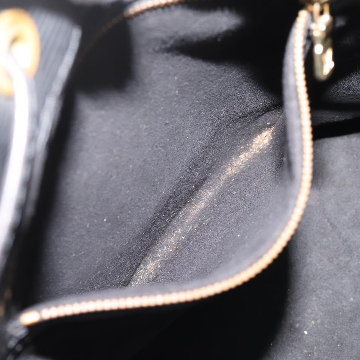 LOUIS VUITTON Epi Petit Noe Shoulder Bag Black M44102 LV Auth ep16238