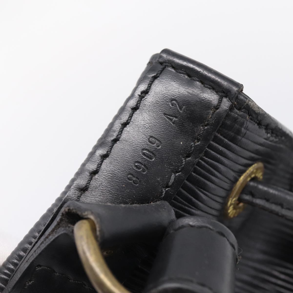 LOUIS VUITTON Epi Petit Noe Shoulder Bag Black M44102 LV Auth ep16238