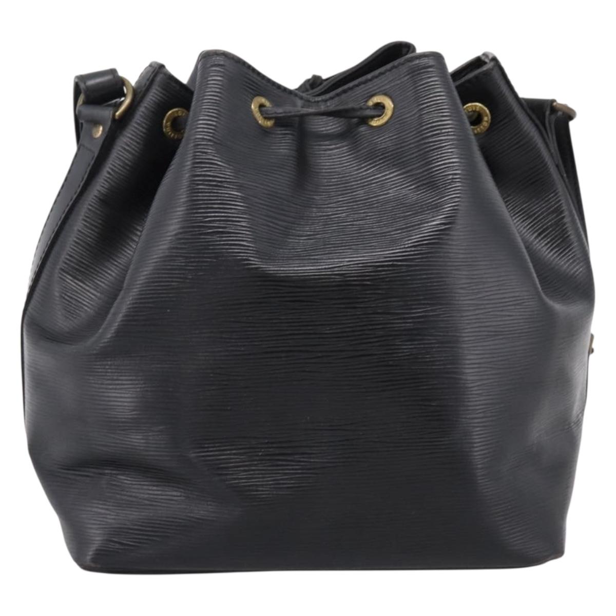 LOUIS VUITTON Epi Petit Noe Shoulder Bag Black M44102 LV Auth ep16238