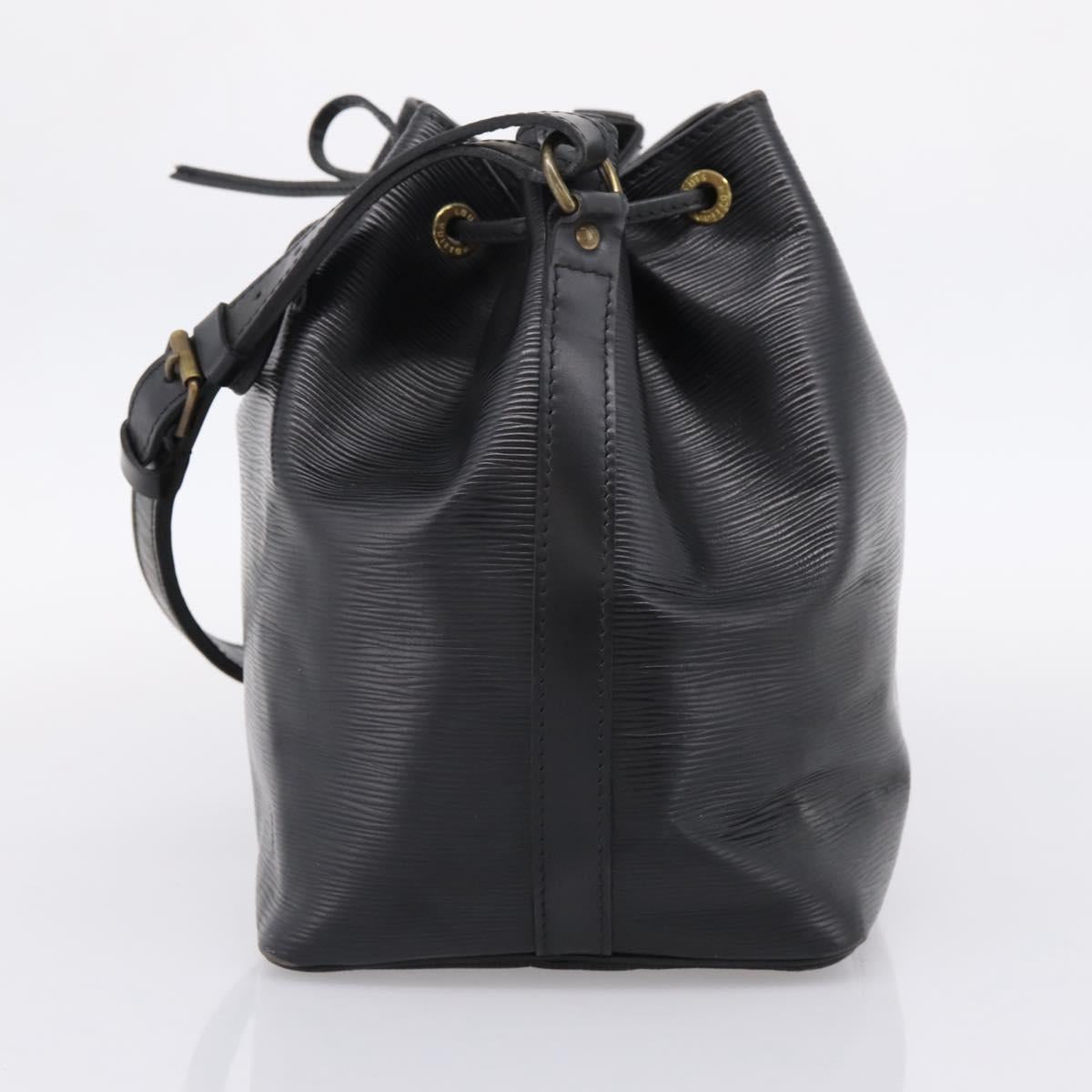 LOUIS VUITTON Epi Petit Noe Shoulder Bag Black M44102 LV Auth ep16238