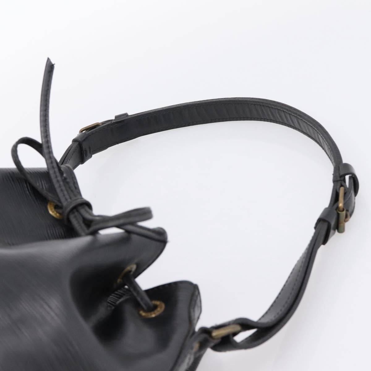 LOUIS VUITTON Epi Petit Noe Shoulder Bag Black M44102 LV Auth ep16238