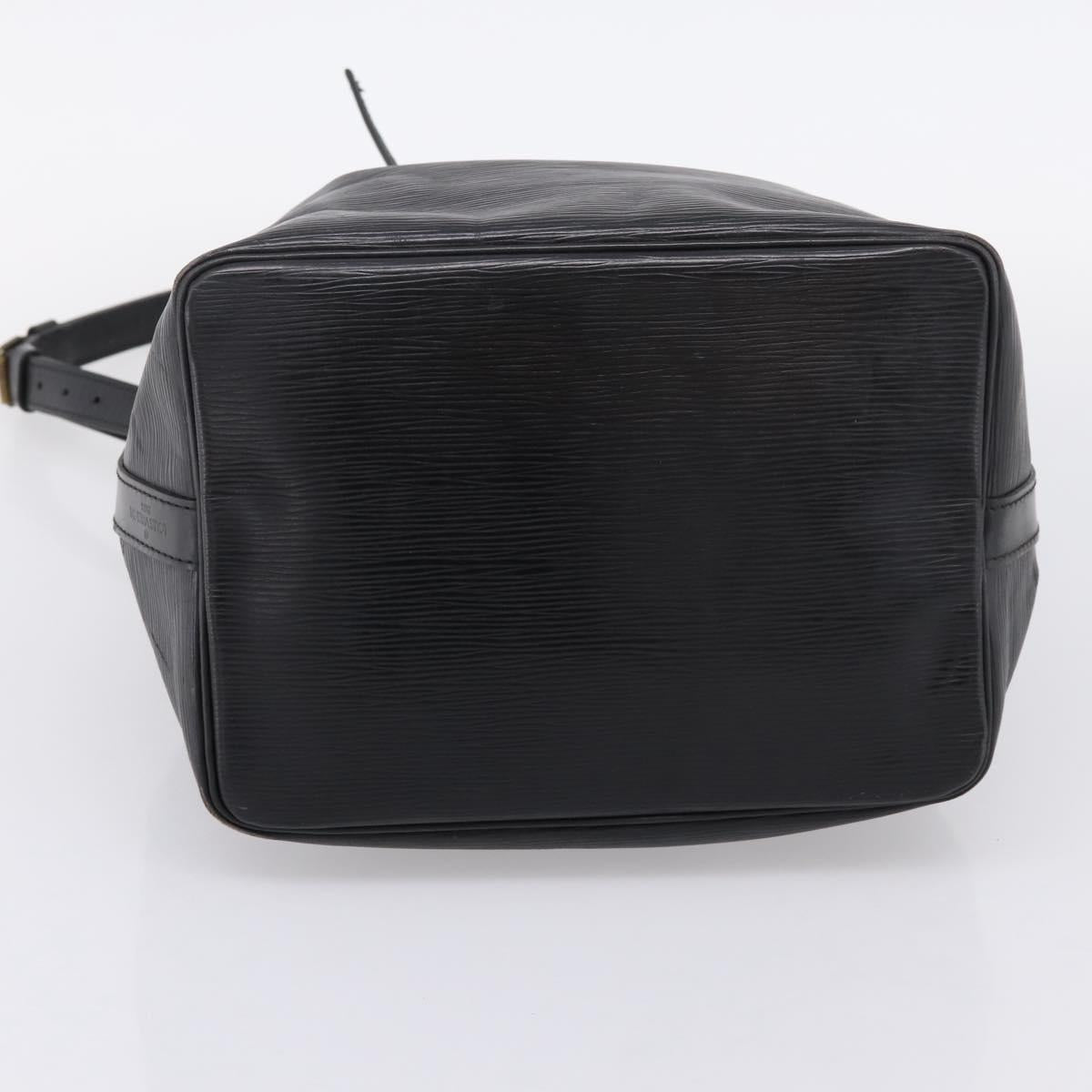 LOUIS VUITTON Epi Petit Noe Shoulder Bag Black M44102 LV Auth ep16238