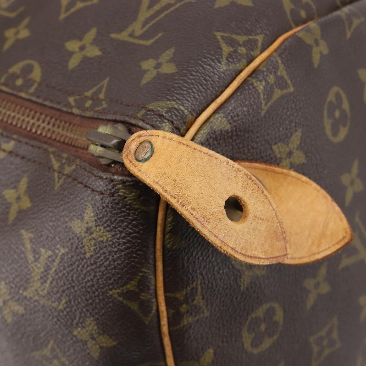 LOUIS VUITTON Monogram Keepall 55 Boston Bag M41424 LV Auth ep16241