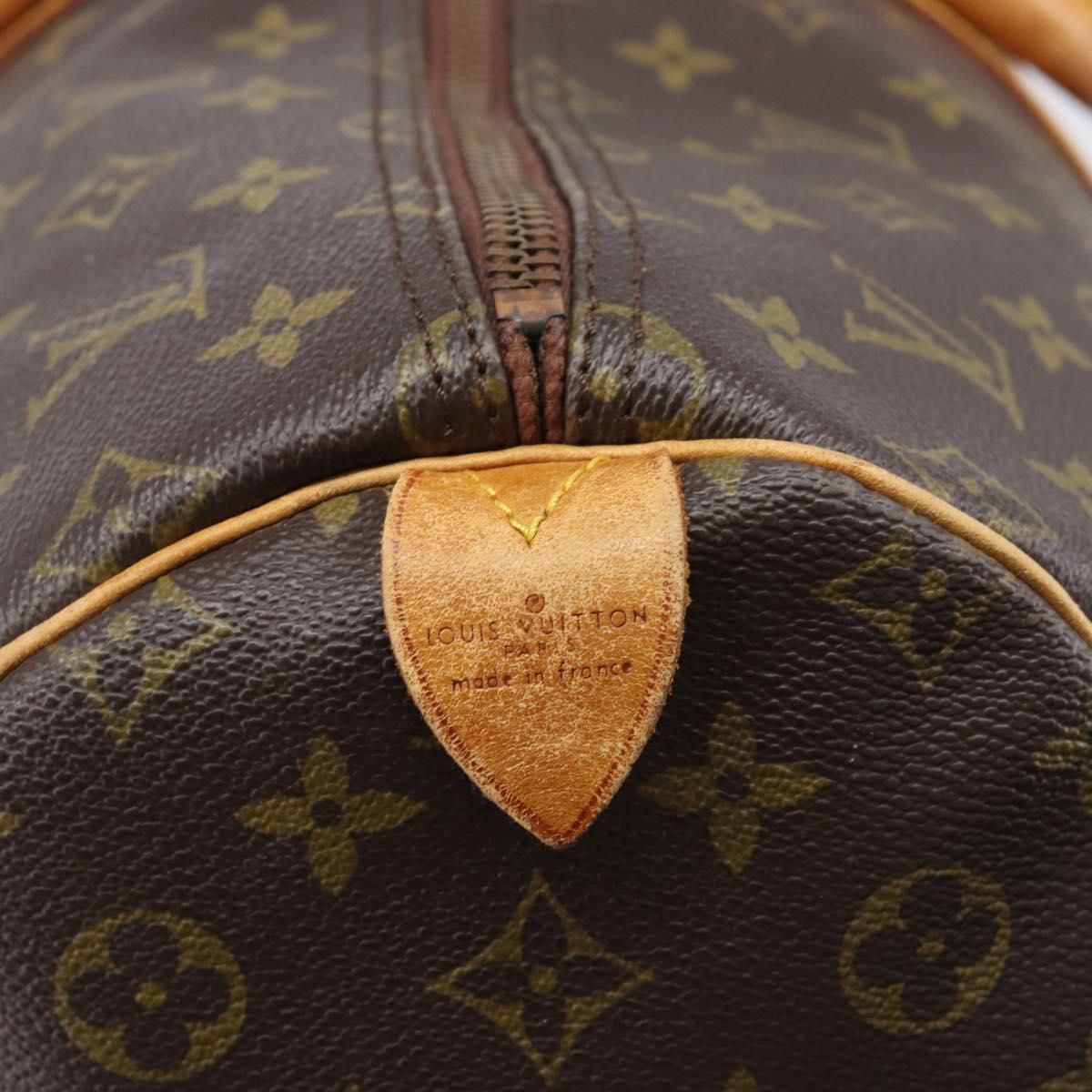 LOUIS VUITTON Monogram Keepall 55 Boston Bag M41424 LV Auth ep16241