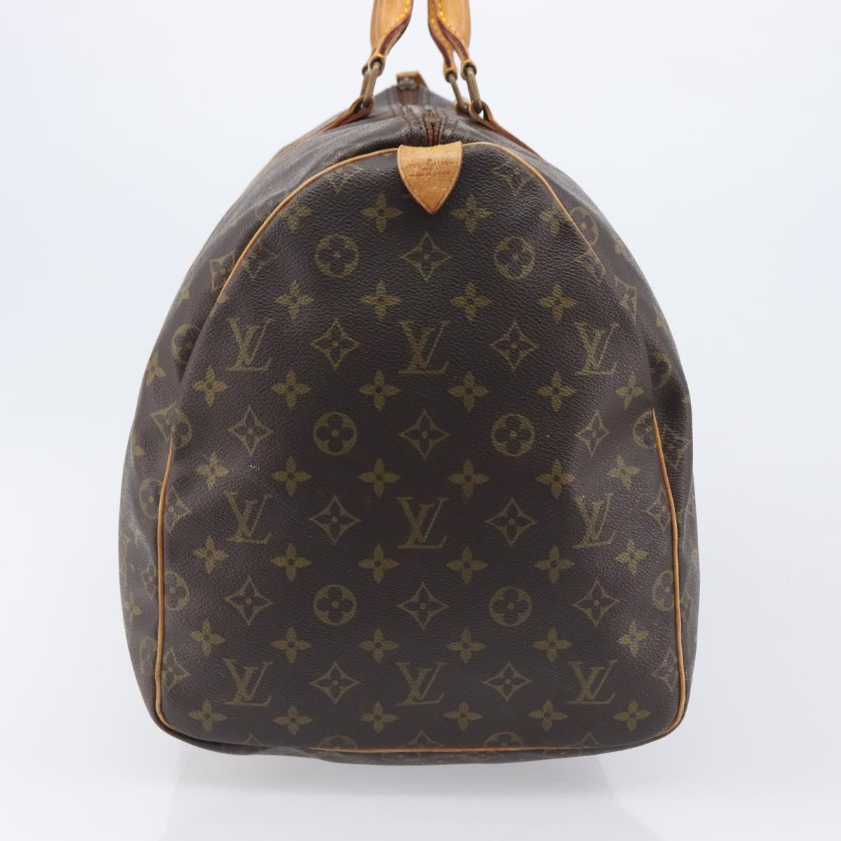 LOUIS VUITTON Monogram Keepall 55 Boston Bag M41424 LV Auth ep16241