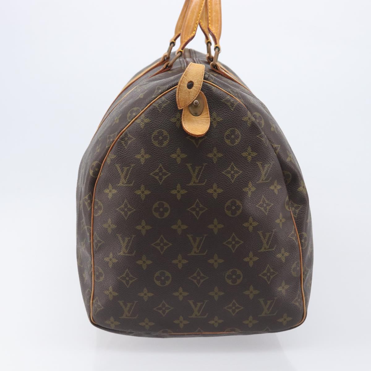LOUIS VUITTON Monogram Keepall 55 Boston Bag M41424 LV Auth ep16241