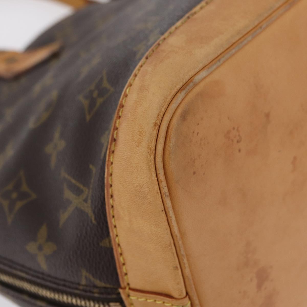 LOUIS VUITTON Monogram Alma Hand Bag M51130 LV Auth ep16242