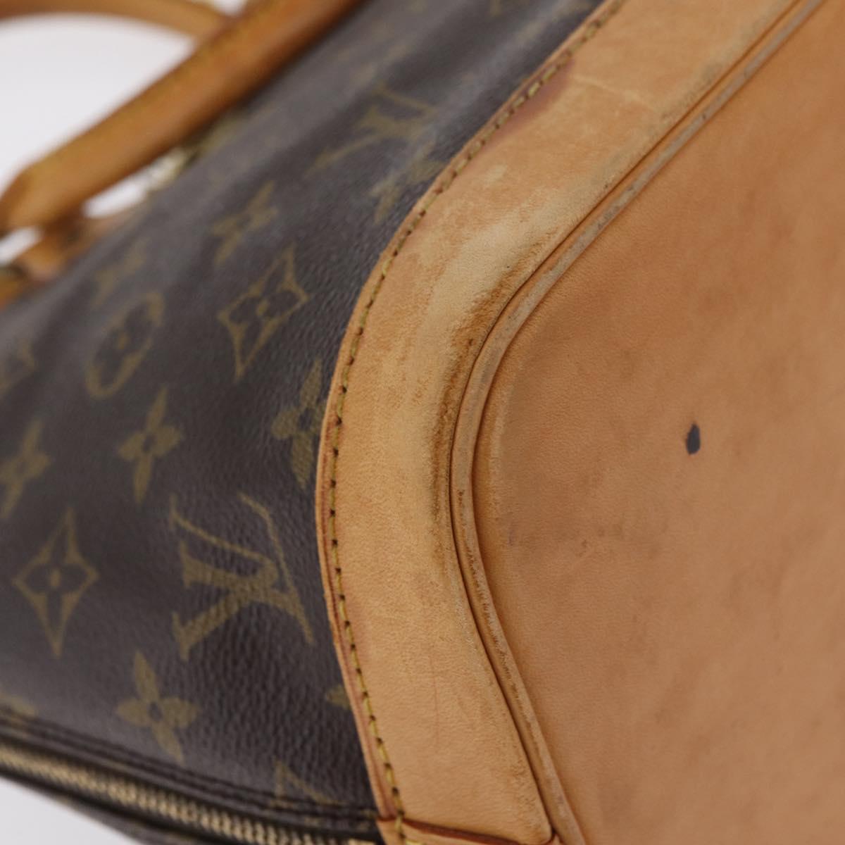LOUIS VUITTON Monogram Alma Hand Bag M51130 LV Auth ep16242