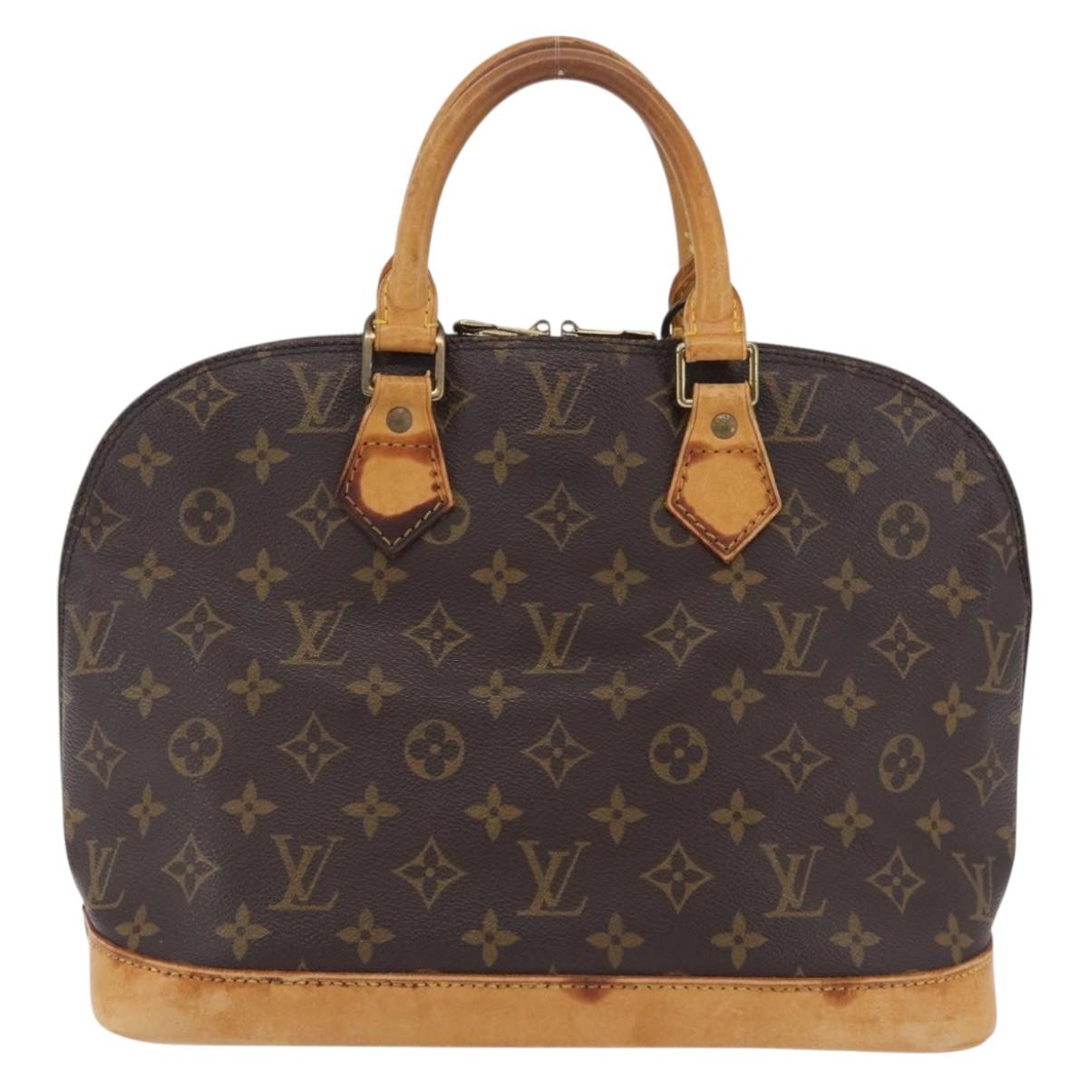 LOUIS VUITTON Monogram Alma Hand Bag M51130 LV Auth ep16242