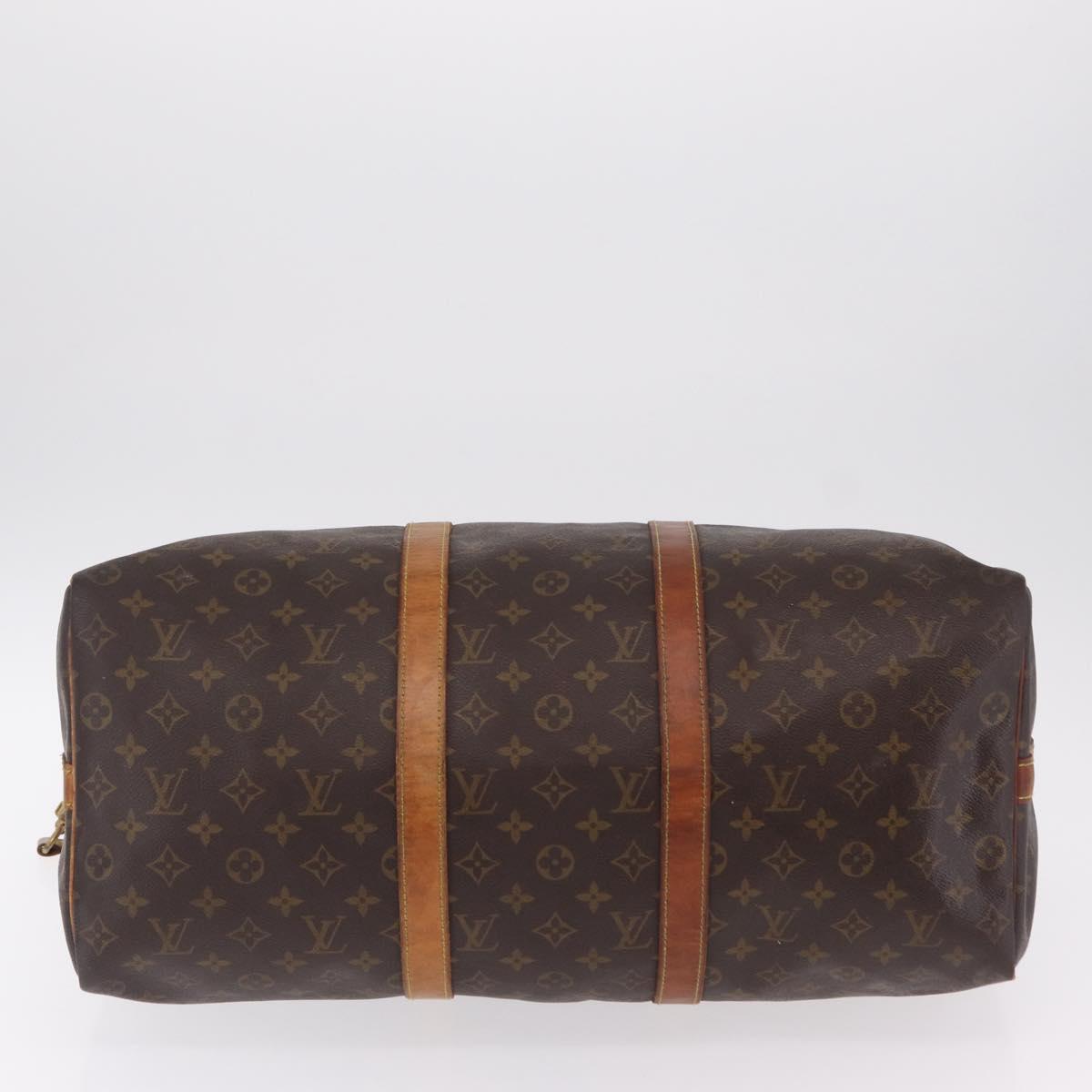 LOUIS VUITTON Monogram Keepall Bandouliere 50 Boston Bag M41416 LV Auth ep16245