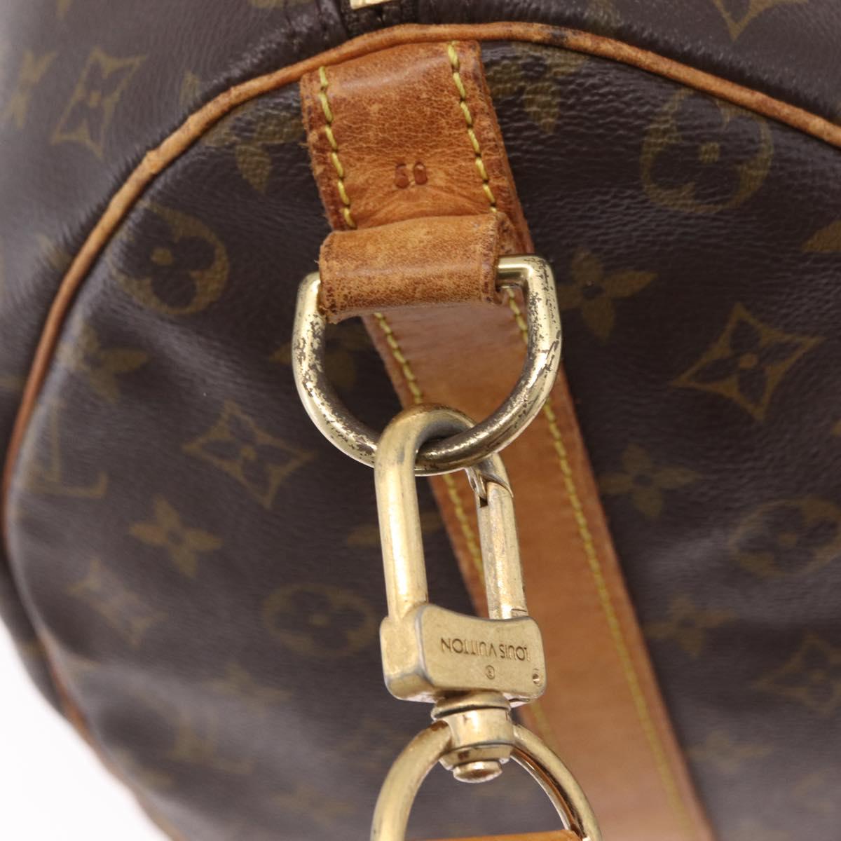 LOUIS VUITTON Monogram Keepall Bandouliere 50 Boston Bag M41416 LV Auth ep16245