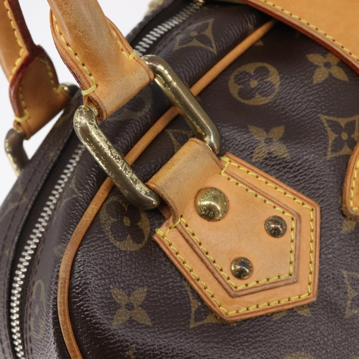 LOUIS VUITTON Monogram Manhattan GM Hand Bag M40025 LV Auth ep16246