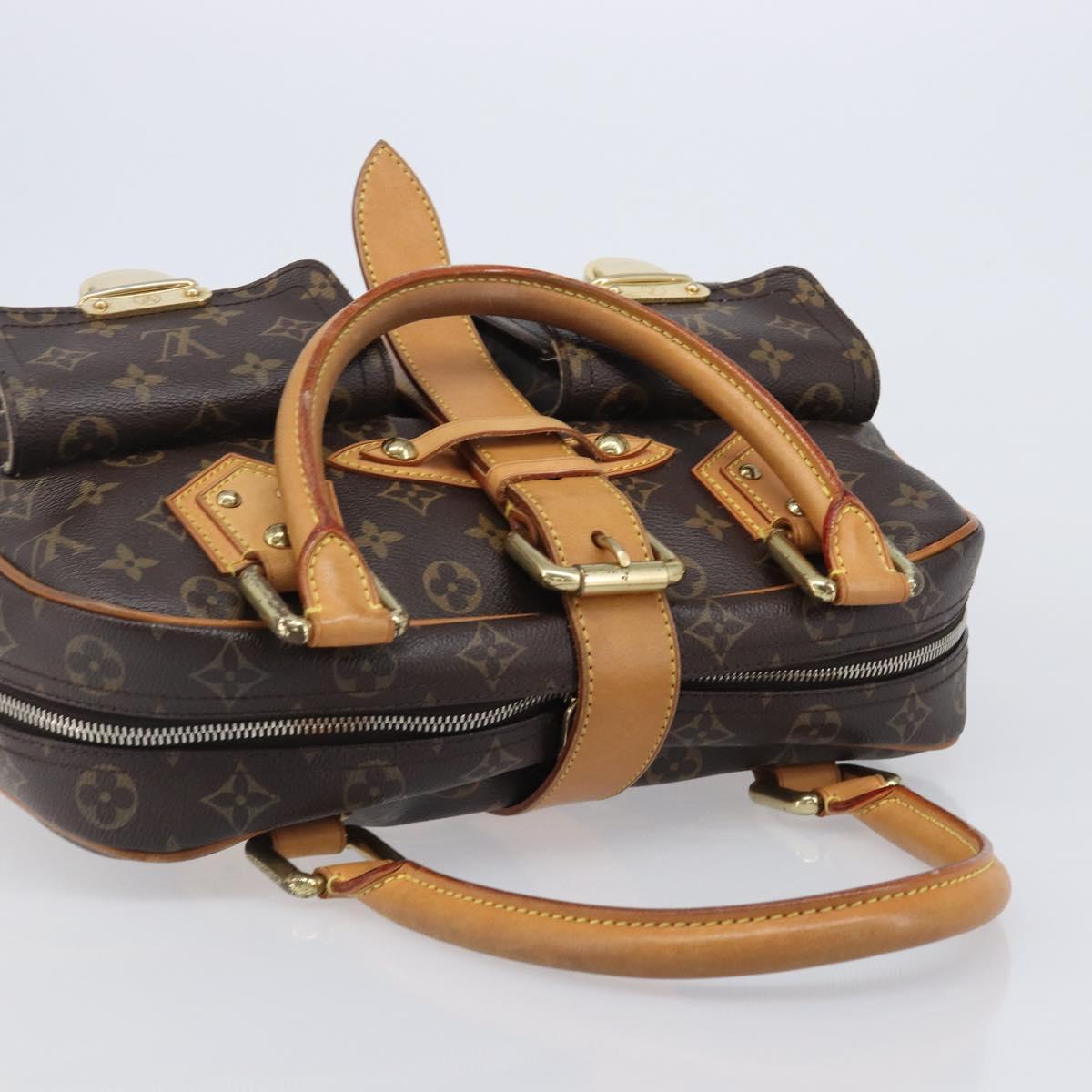 LOUIS VUITTON Monogram Manhattan GM Hand Bag M40025 LV Auth ep16246