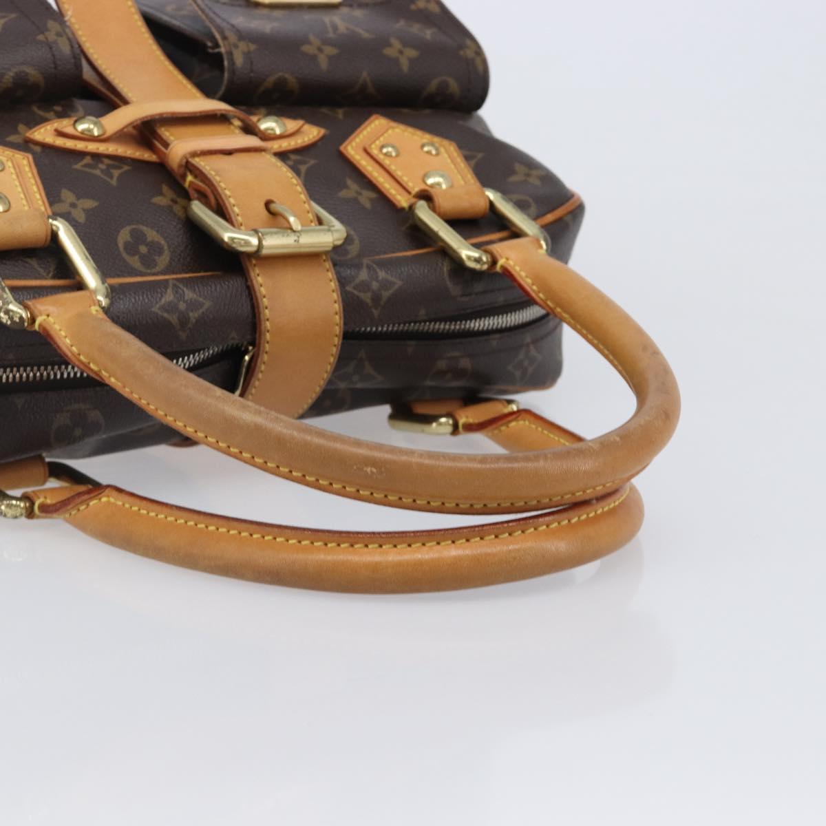 LOUIS VUITTON Monogram Manhattan GM Hand Bag M40025 LV Auth ep16246