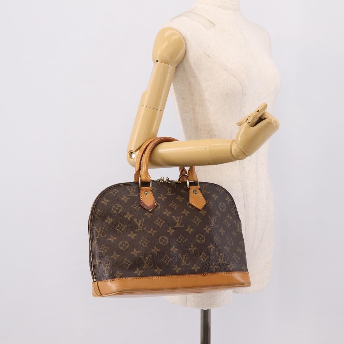LOUIS VUITTON Monogram Alma Hand Bag M51130 LV Auth ep16247