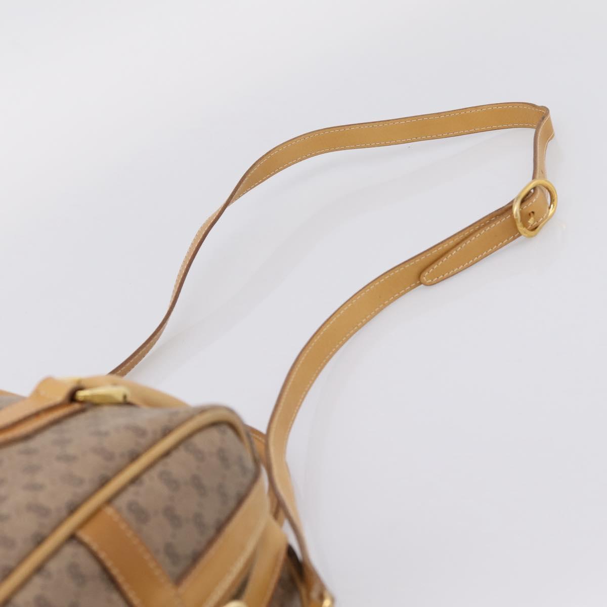 GUCCI Micro GG Supreme Hand Bag PVC 2way Beige Gold 67 02 4422 Auth ep16253