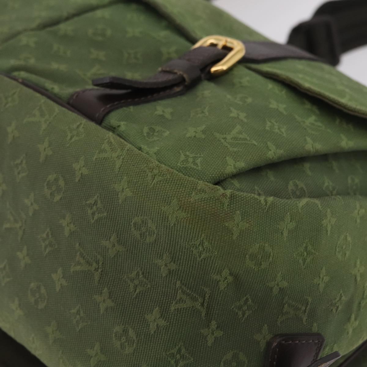 LOUIS VUITTON Monogram Mini Sac Maman Bag TST Khaki M42351 LV Auth ep16254