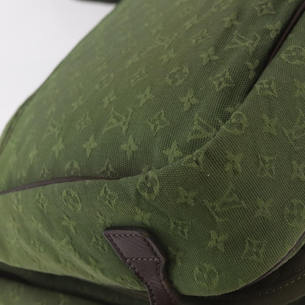 LOUIS VUITTON Monogram Mini Sac Maman Bag TST Khaki M42351 LV Auth ep16254