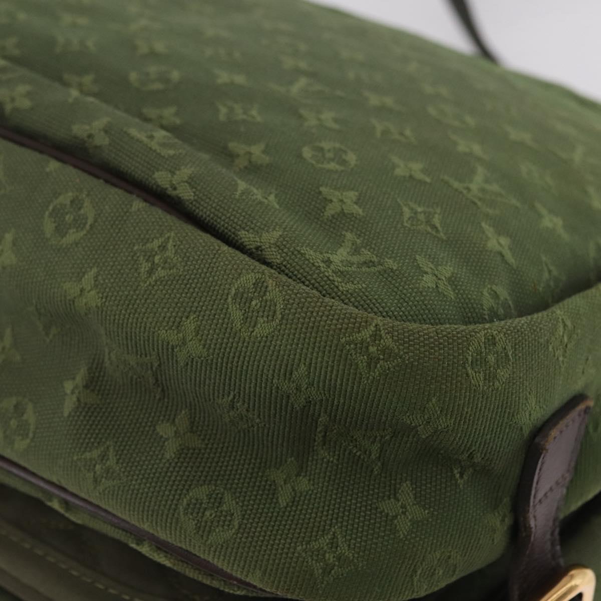 LOUIS VUITTON Monogram Mini Sac Maman Bag TST Khaki M42351 LV Auth ep16254