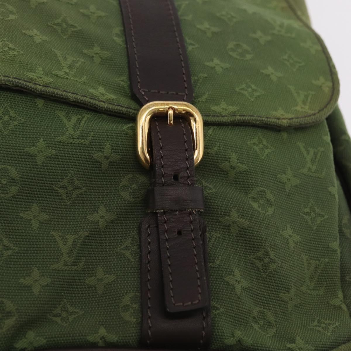 LOUIS VUITTON Monogram Mini Sac Maman Bag TST Khaki M42351 LV Auth ep16254