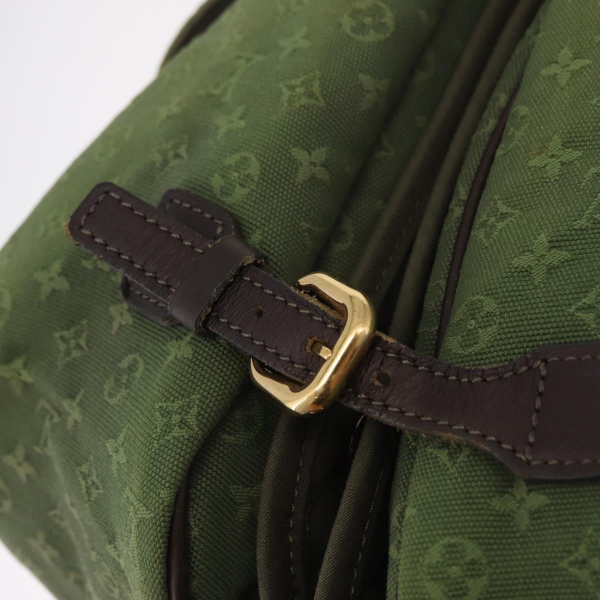 LOUIS VUITTON Monogram Mini Sac Maman Bag TST Khaki M42351 LV Auth ep16254