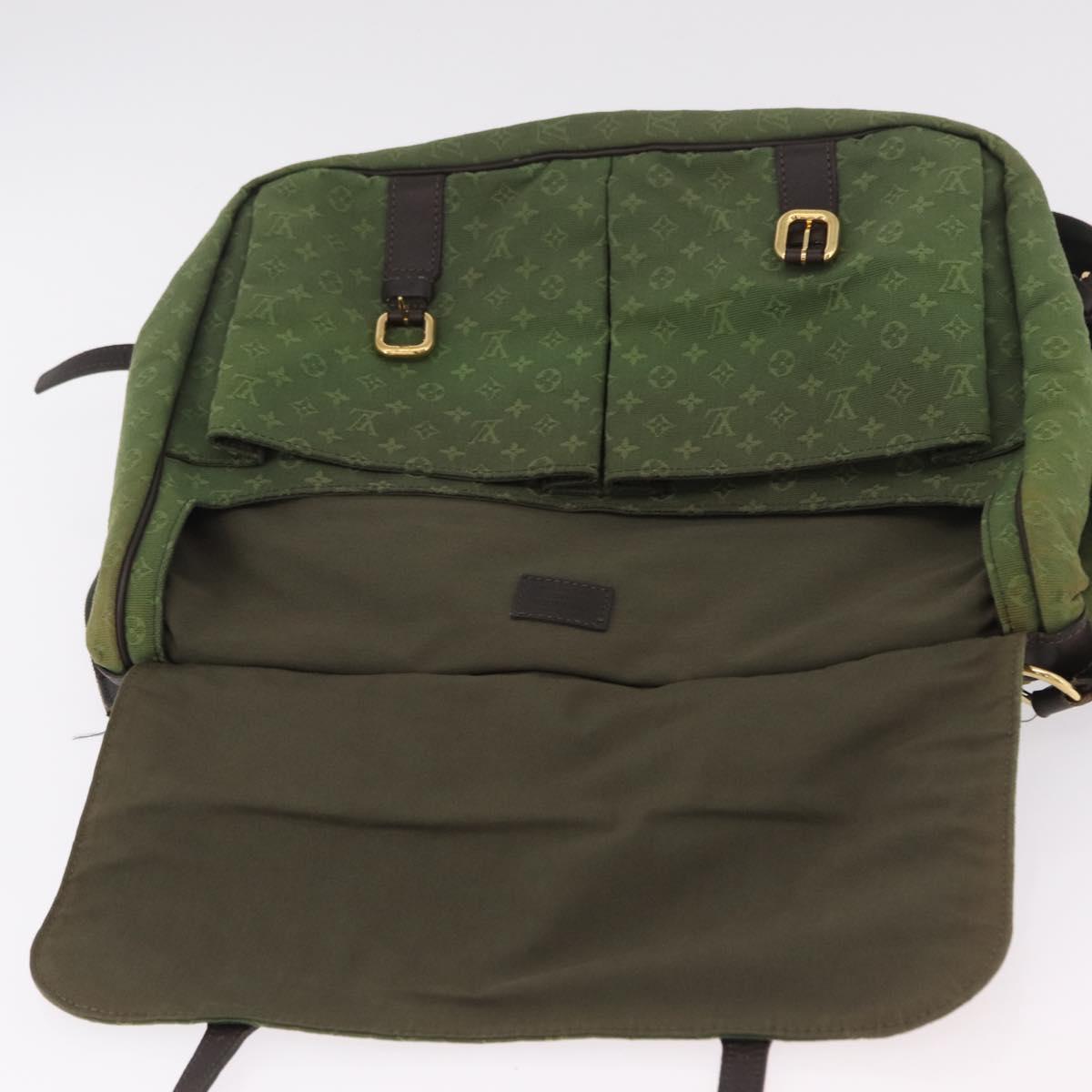 LOUIS VUITTON Monogram Mini Sac Maman Bag TST Khaki M42351 LV Auth ep16254