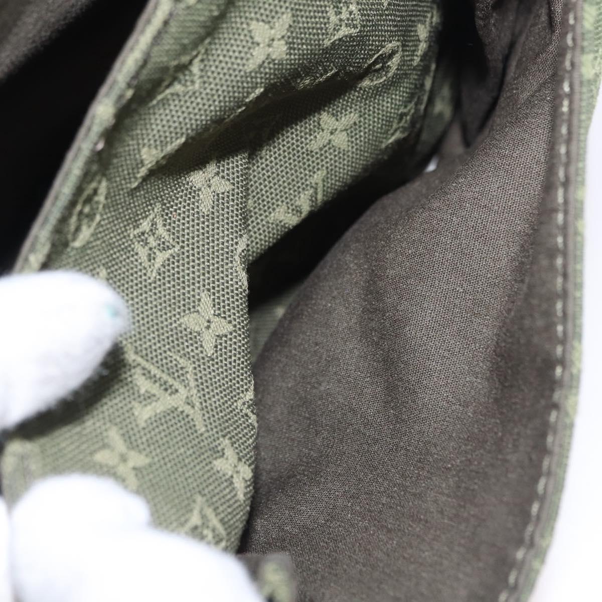 LOUIS VUITTON Monogram Mini Sac Maman Bag TST Khaki M42351 LV Auth ep16254