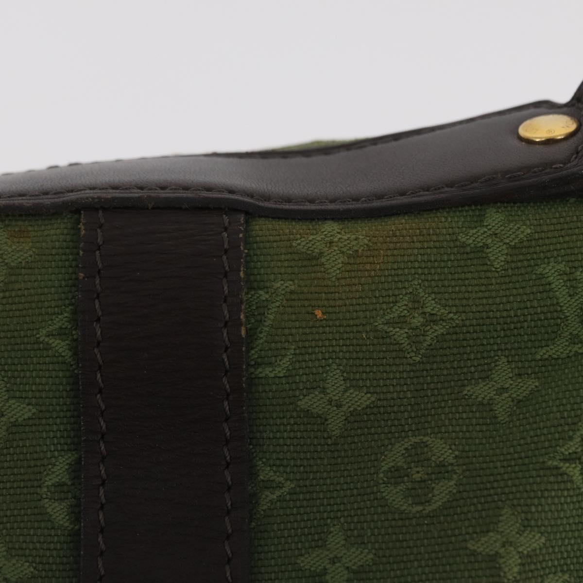 LOUIS VUITTON Monogram Mini Sac Maman Bag TST Khaki M42351 LV Auth ep16254