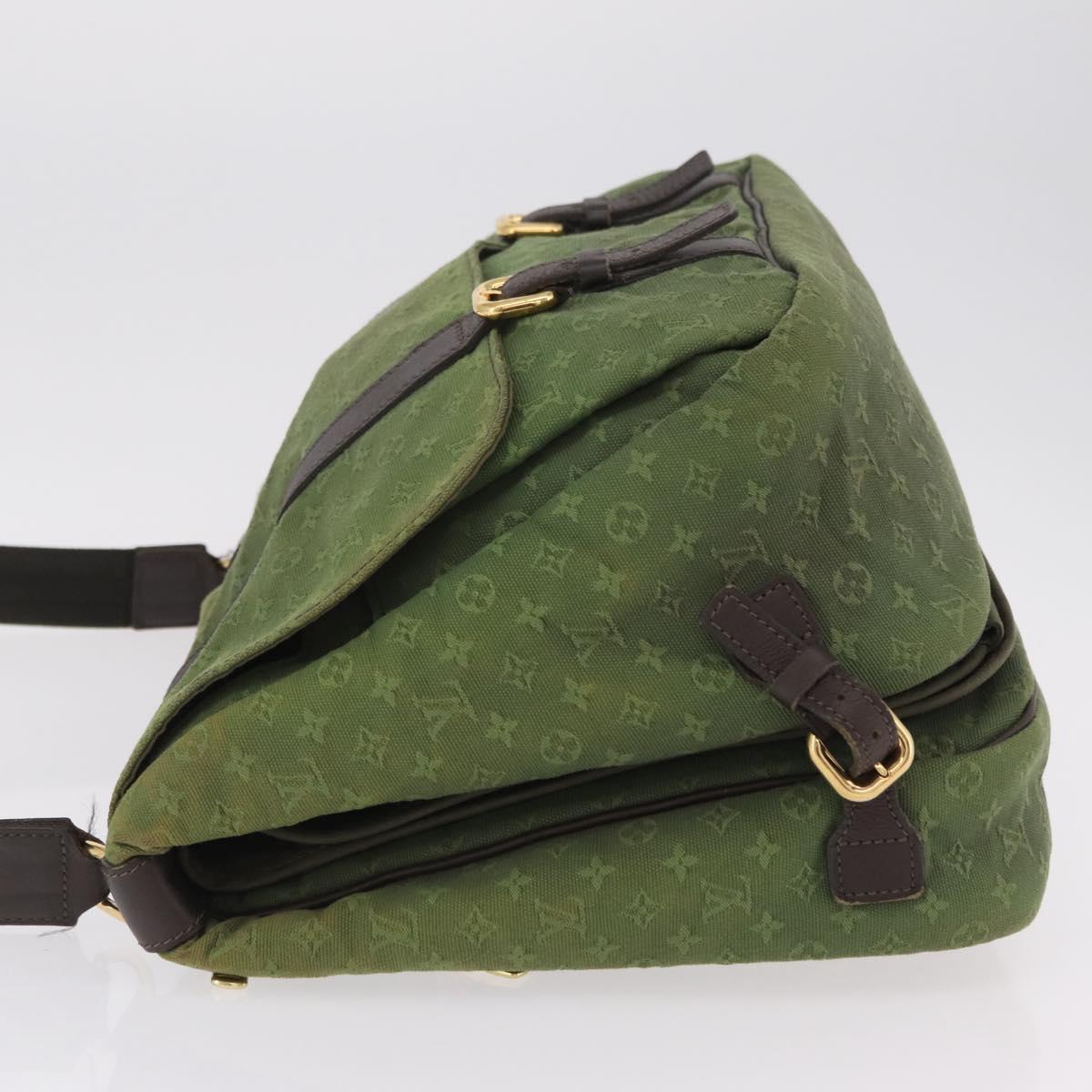 LOUIS VUITTON Monogram Mini Sac Maman Bag TST Khaki M42351 LV Auth ep16254