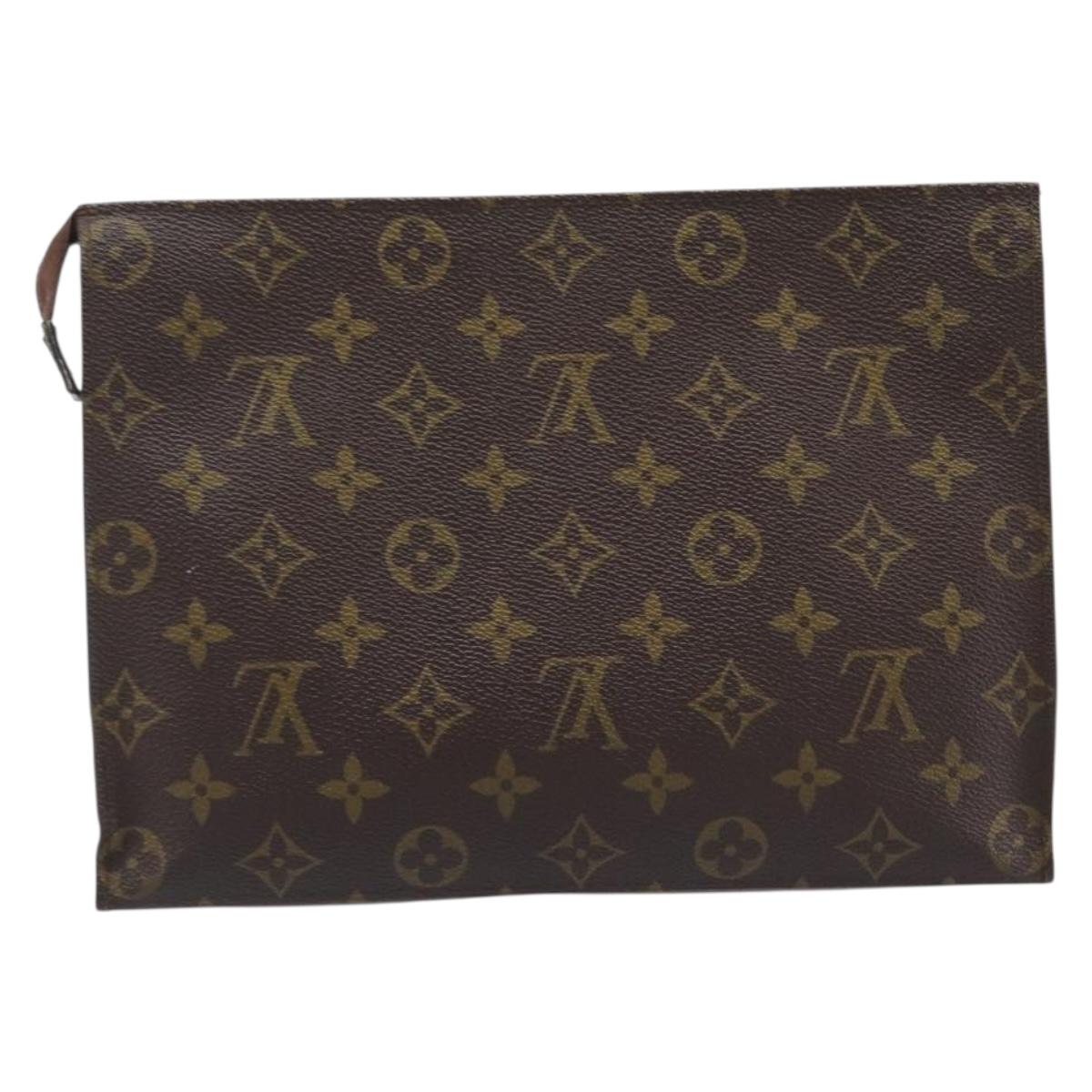 LOUIS VUITTON Monogram Poche Toilette 26 Pouch M47542 LV Auth ep16257