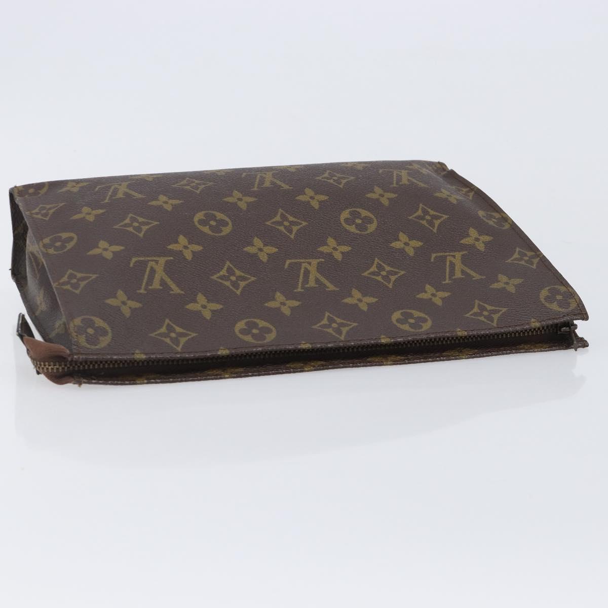LOUIS VUITTON Monogram Poche Toilette 26 Pouch M47542 LV Auth ep16257