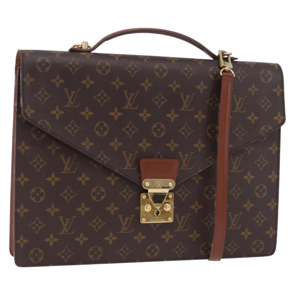 LOUIS VUITTON Monogram Porte Documents Bandouliere Bag M53338 LV Auth ep16259A