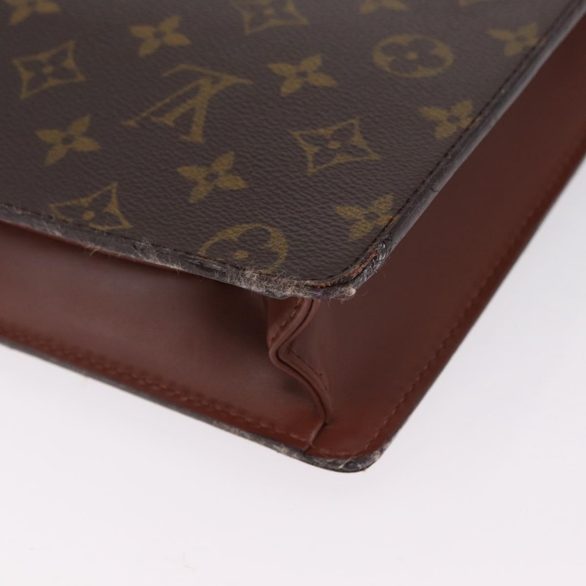 LOUIS VUITTON Monogram Porte Documents Bandouliere Bag M53338 LV Auth ep16259A