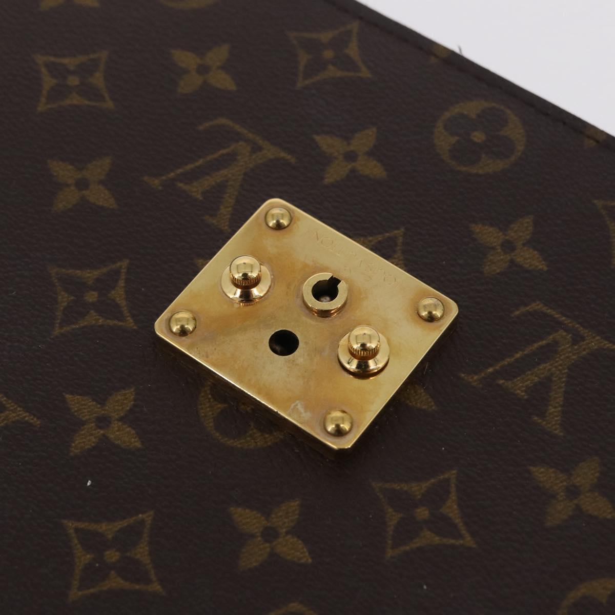 LOUIS VUITTON Monogram Porte Documents Bandouliere Bag M53338 LV Auth ep16259A