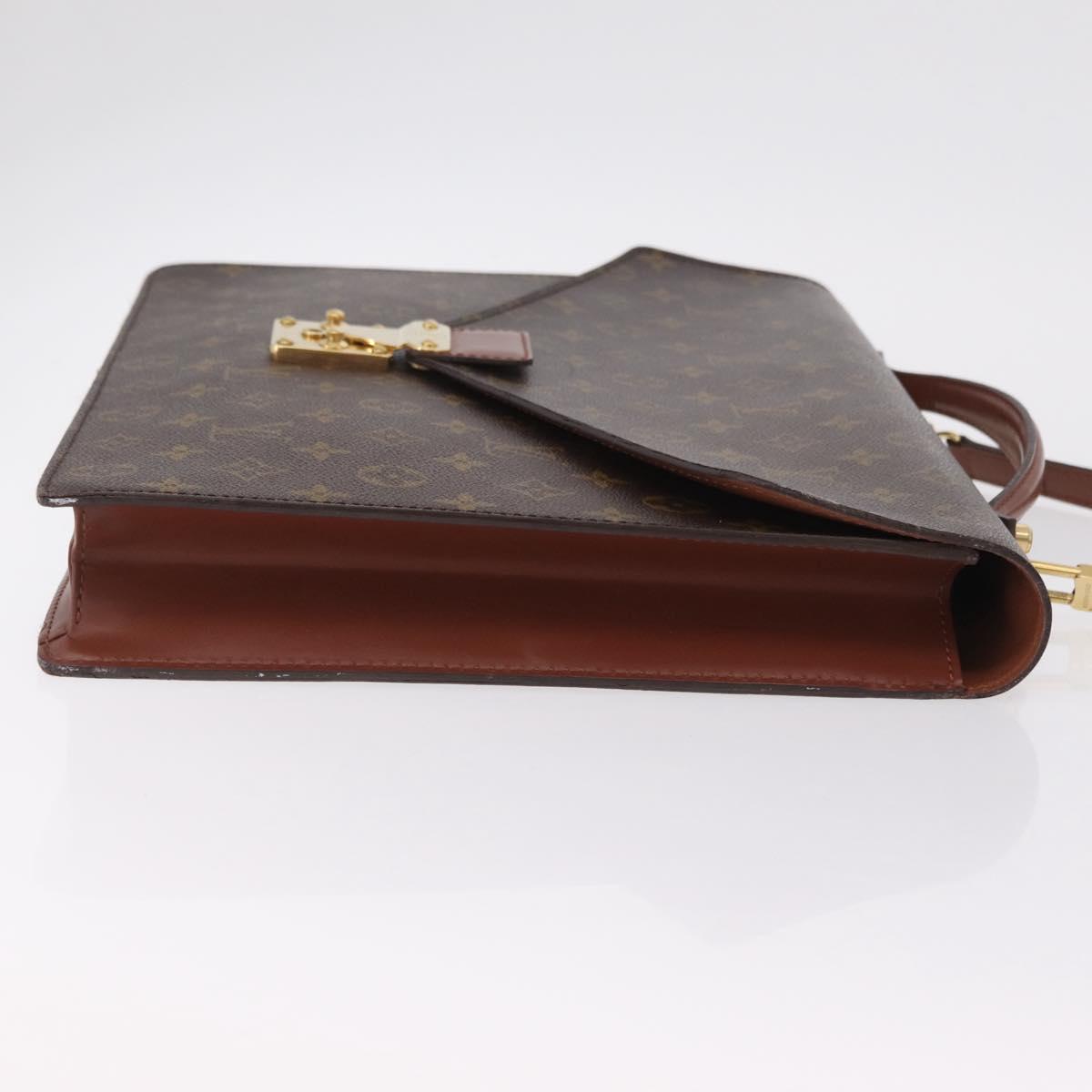 LOUIS VUITTON Monogram Porte Documents Bandouliere Bag M53338 LV Auth ep16259A