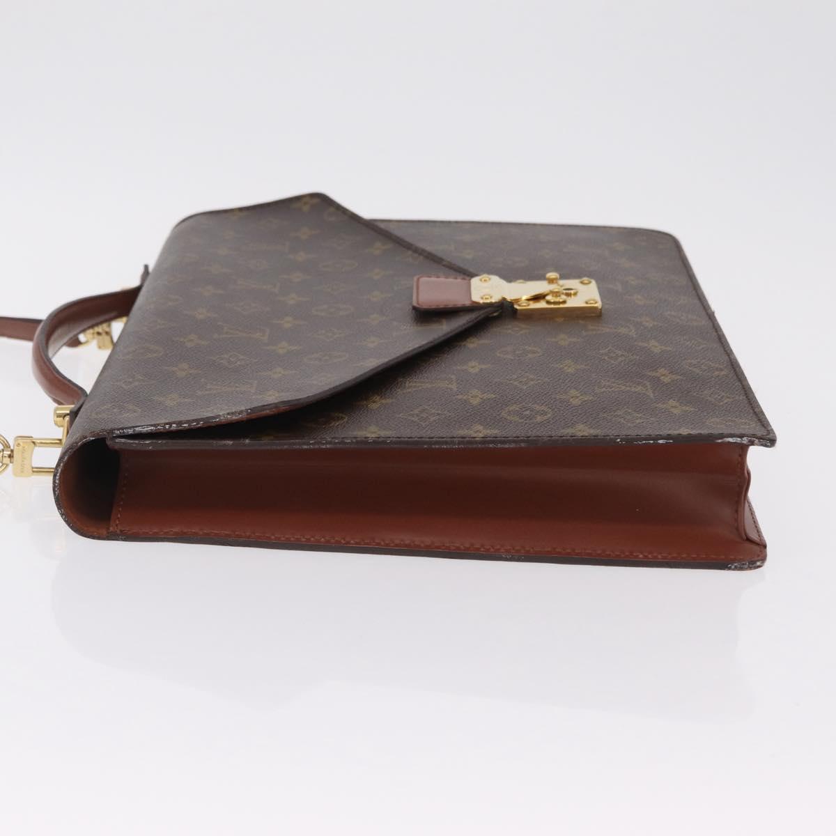 LOUIS VUITTON Monogram Porte Documents Bandouliere Bag M53338 LV Auth ep16259A